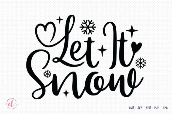 Let It Snow SVG Winter Cut File Review