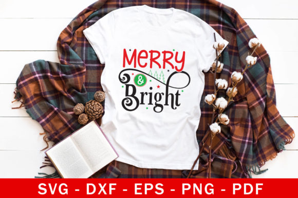 Merry Bright Christmas SVG Cut File Review