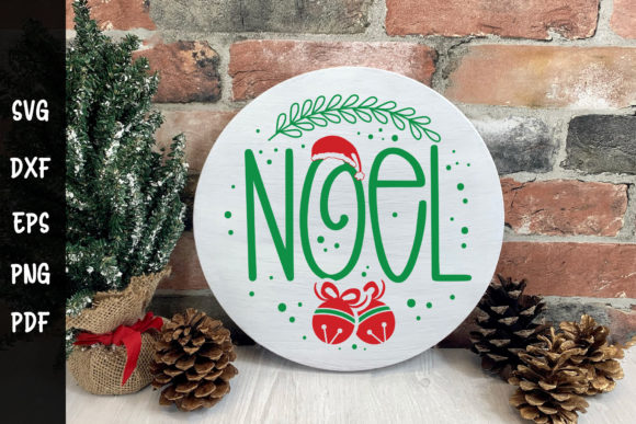 Noel SVG Christmas Round Sign SVG Review