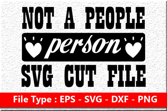Sassy Quote Design Not a People Person